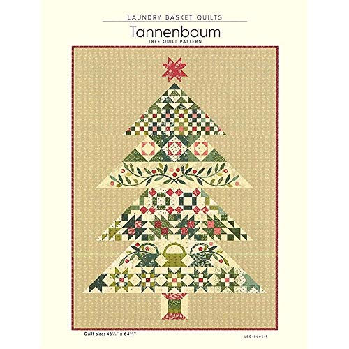 Tannenbaum Christmas Tree Quilt Pattern by Laundry Basket Quilts 46.5