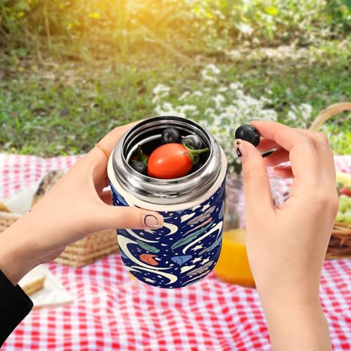 Termo para comida de acero inoxidable de 500 ml Crescent Moons sin BPA 6