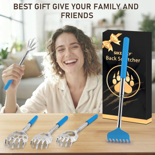 Image of SIKEMAY 5 Pack Back Scratcher, Stocking Stuffers for Men Women Adults Teens