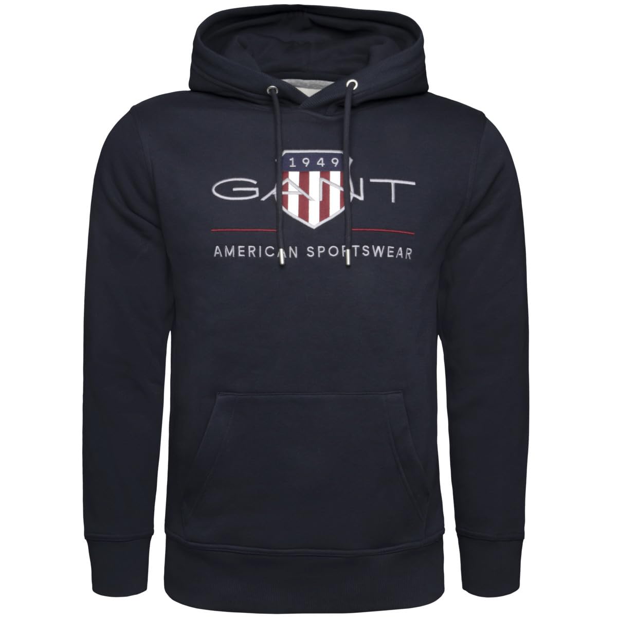 Gant Men's Bleu Hoodie Archive Shield