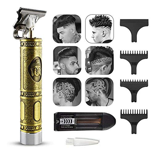 Electric Hair Clippers for Men Professional Cordless,Hair Cutting Zero Gapped Trimmer Haircut Kit Accessories