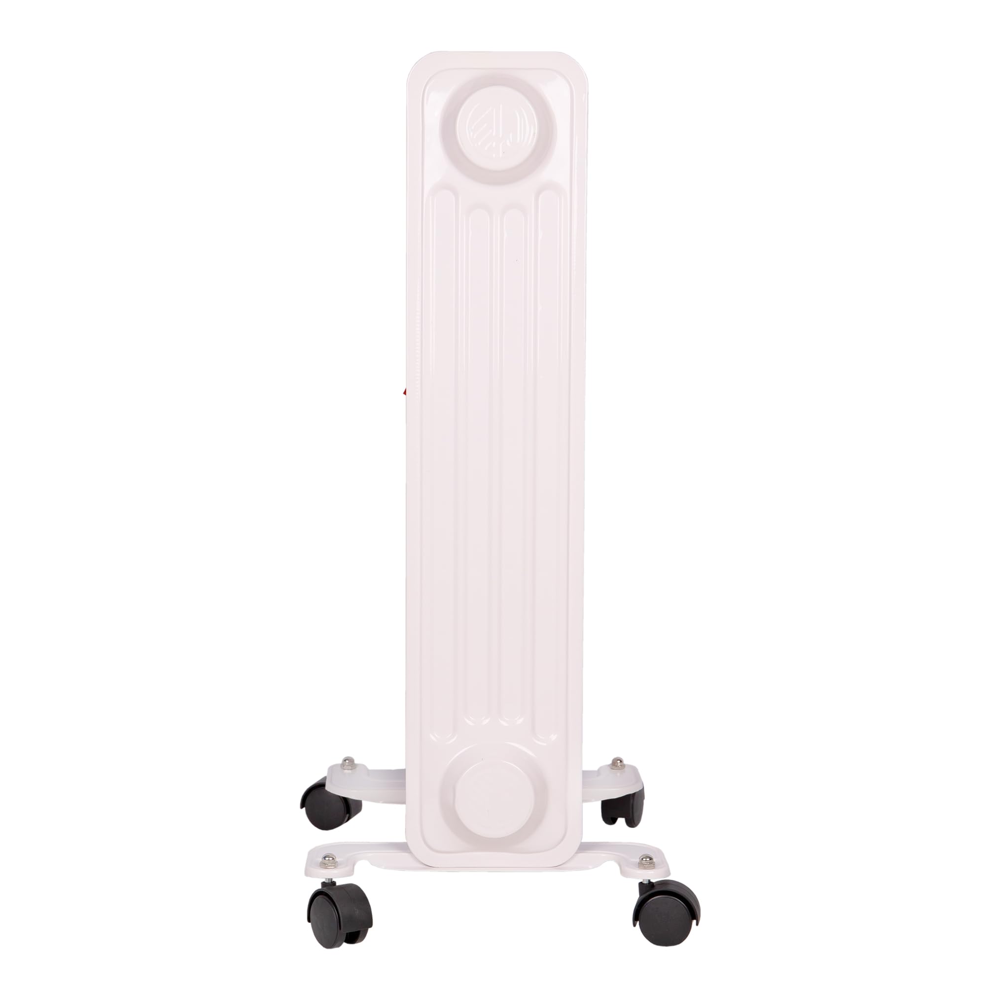Cofan Radiador de aceite de 1500 W | 7 elementos | 3 niveles de potencia | Con termostato y ventilador | Protección antivuelco | 37 x 24 x 65 cm