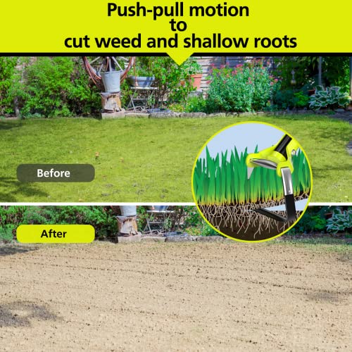 Sorsweet Garden Hoe, 74 Inches Hula Hoe thumb #2