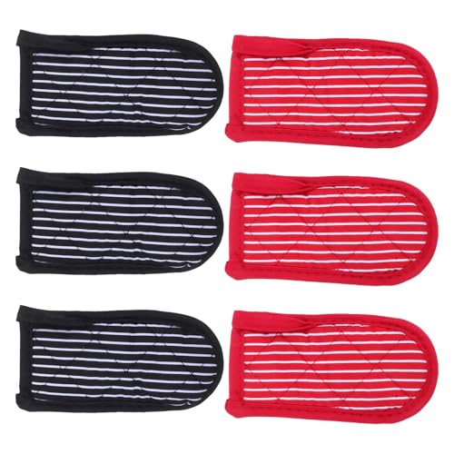 Fundas para mango de algodón estampado con aislamiento de calor 2
