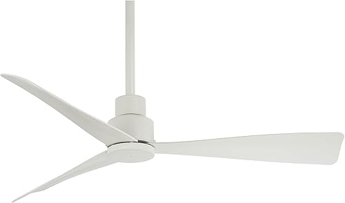 Miniatura 7 de Minka-Aire F786-CL, Ventilador de techo simple de 44 pulgadas, acabado carbón Carbón,Flat White