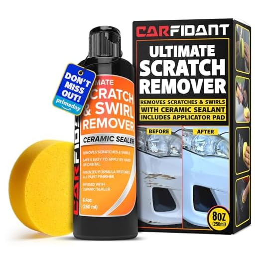 Carfidant Scratch and Swirl Remover - Ultimate Car Scratch Remover - Polish & Paint Restorer - Easily Repair Paint Scratches, Scratches, Water Spots! Car Buffer Kit