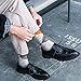 OKISS Mens Dress Cotton Socks Fashion Patterned Argyle Socks &Formal Business Socks Classic Cotton Dress Casual Socks for Men