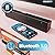 Majority Sound Bar for Smart TV, 50 Watts, 2.0 Bluetooth TV Sound Bar, 15 Inch Home Audio Sound Bars, Small Soundbar for TV and PC | AUX, RCA, Optical, USB | Gaming, Music, Movies - Bowfell Black