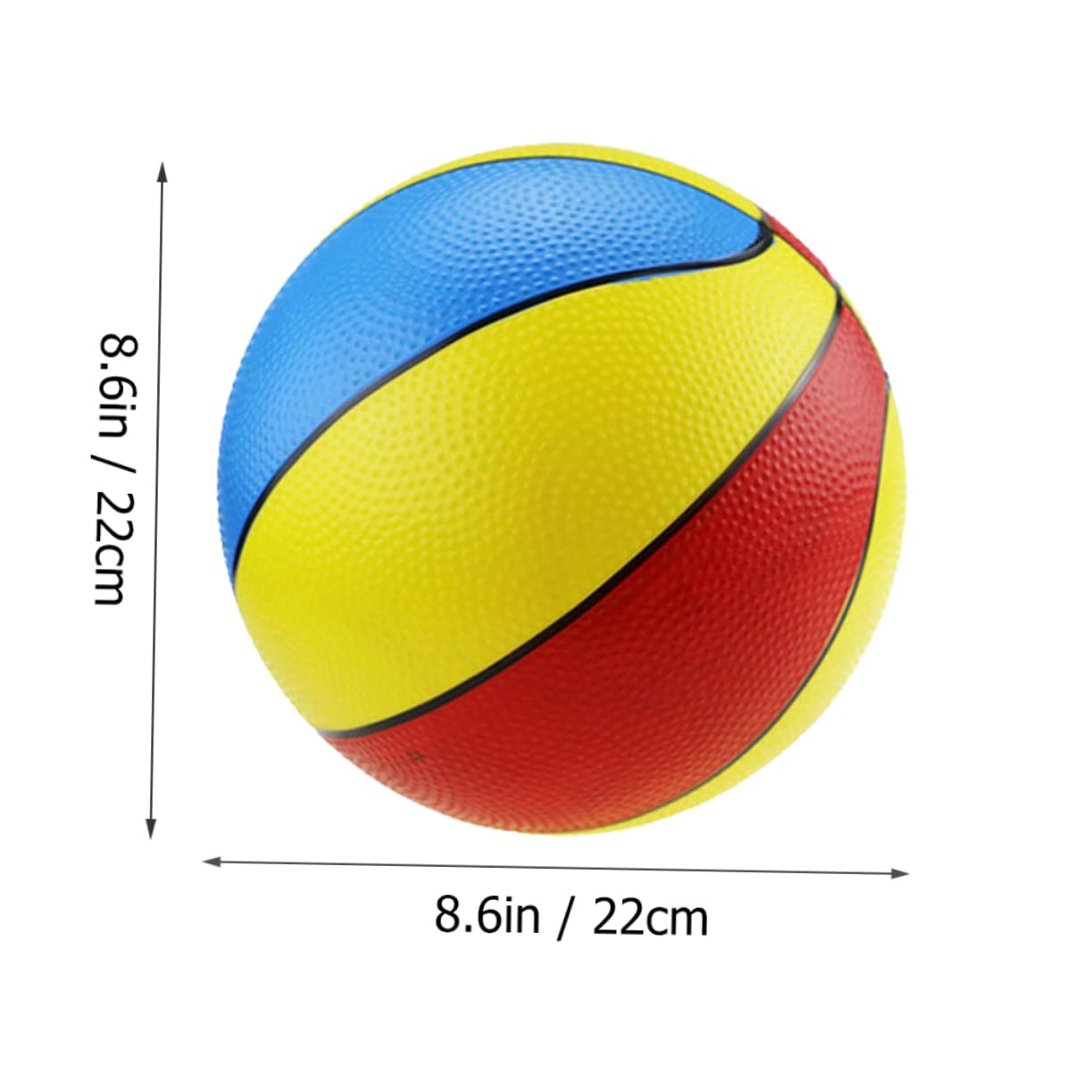 KONTONTY 5Pcs Inflatable Beach Balls Party for Indoor Outdoor Fun for Beach Play and Exercise Activities