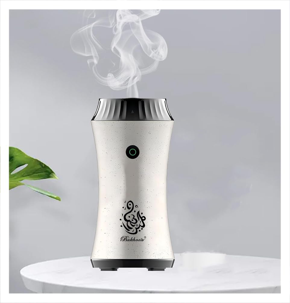 Bruciatore di incenso per auto elettrica ricaricabile arabo di lusso Bakhoor Mini USB Type-C Power Charge Car Insence Bukhoor Burner,B22 marble