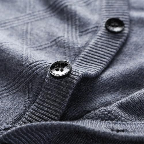Men Vest Sleeveless Knit Buttons Down Basic Sweater Cardigan Thick Pockets Cardigan Sweater Vest2
