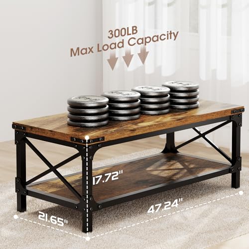 47 Inch Rectangle Coffee Table