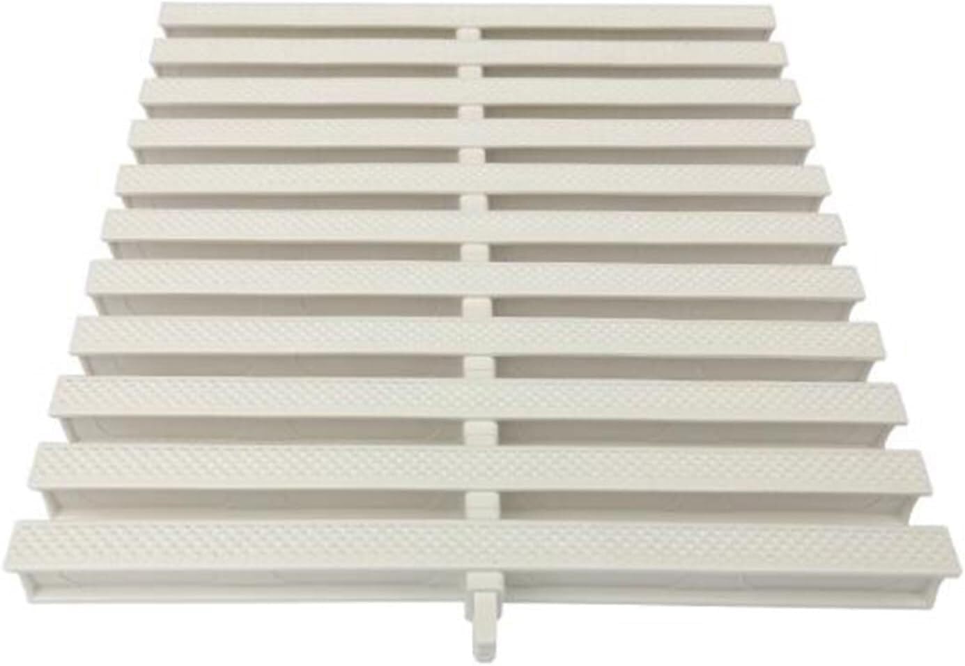 PVC Pool Drainage Grate, Overflow Drainage Grille - Pack of 6 (7.1in White) - Versatile Sizes for Efficient Water Drainage in Pools and Outdoor Areas