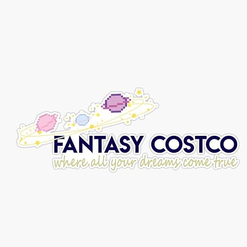 Fantasy Costco - Calcomanía de vinilo para parachoques (5 pulgadas)