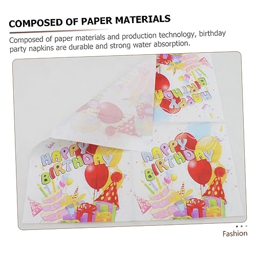 Abaodam 240 Folhas Guardanapos De Aniversário Guardanapos Verdes Guardanapos De Feliz Aniversário To