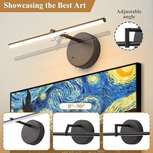 Lampe d'image sans fil 8000 mAh avec intensité variable et télécommande