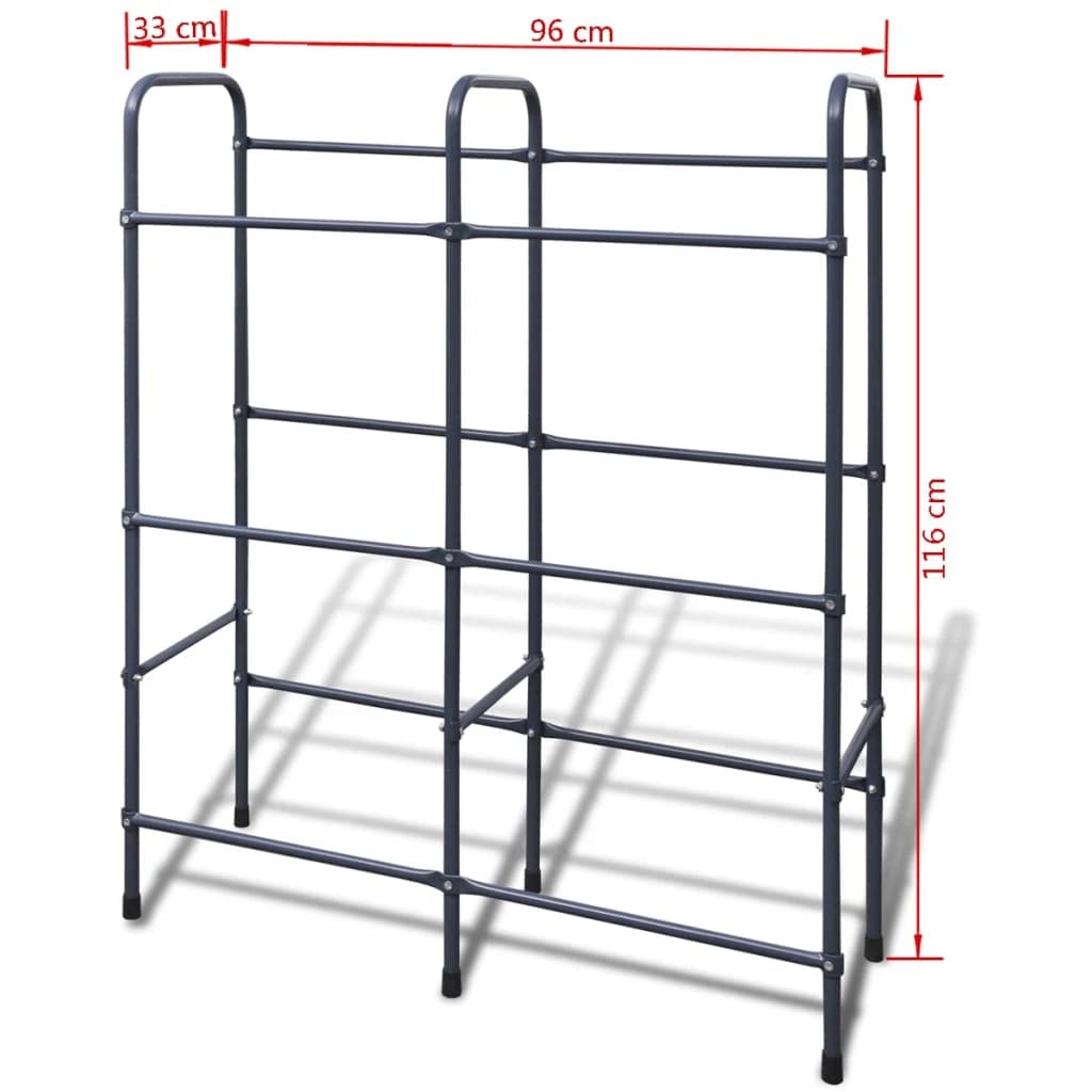 Générique Étagère pour 6 caisses en Acier,Entreprise & Industrie,Stockage Industriel,Étagères industrielles,Gris,6.6 KG,240971
