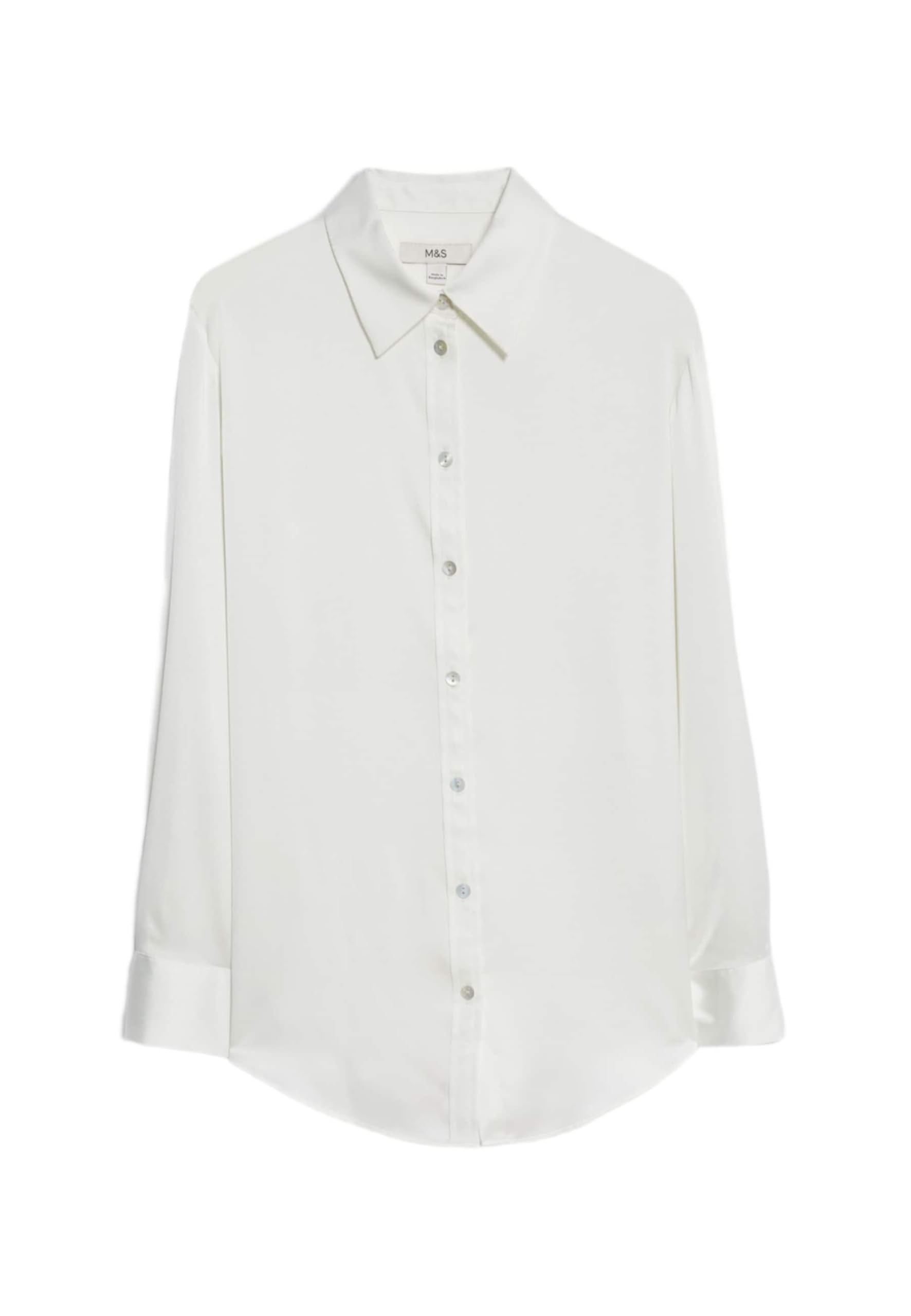 Marks & Spencer Chemise en Satin avec Encolure