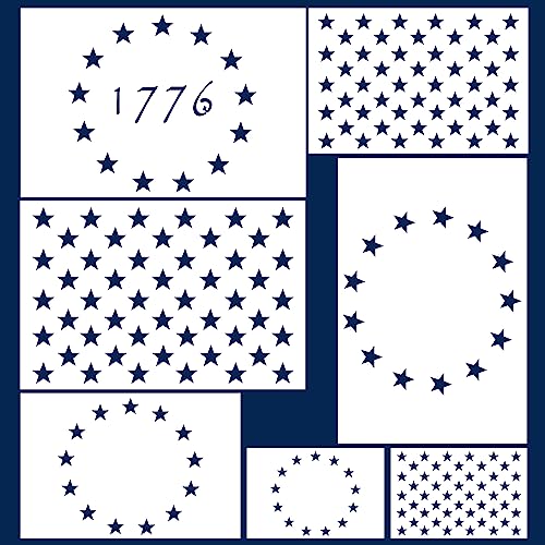 Koogel 13 Stars and 1776 Stencil Set