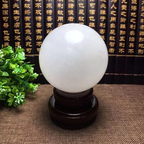 Cadeau cristal de calcite blanche géante pour arts divinatoires