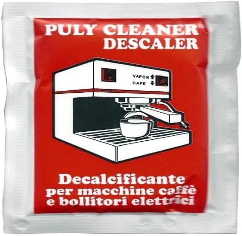 Puly Cleaner Descaler Box of 10 Packets Coffee Machine And Espresso Machine