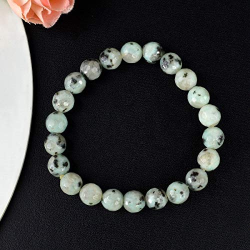 Image of Reiki Crystal Products Natural Crystal Stone 8 mm Faceted Diamond Cut Beads Bracelet for Men & Women | Reiki Charged Gemstone Bracelet | Multiple Stone Variants Available