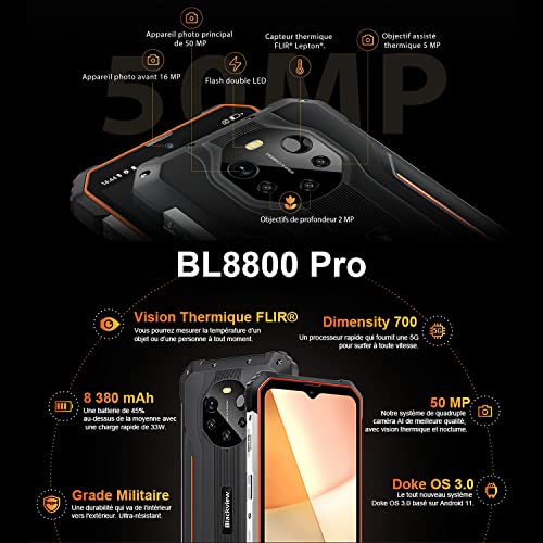 Blackview BL8800 Pro 5G - vue 5