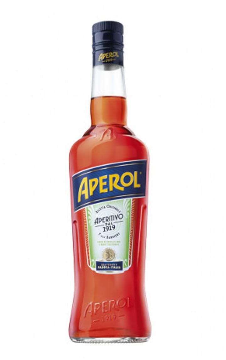Aperol Aperitivo 70CL - 11% ABV - The unmistakable orange-coloured, bittersweet Italian Spritz