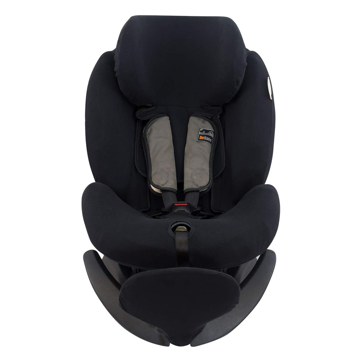 JYOKO Kids Funda de algodón para Silla de Coche Compatible con Besafe Izi Plus (Black Series)