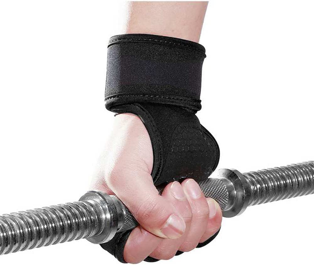 Guantes de Entrenamiento de Levantamiento de Pesas para Hombres y Mujeres, Fitness, Deportes, Culturismo, Gimnasia, Gimnasio, muñeca, Guantes Protectores de Palma (Color: A, tamaño: L) (Am)