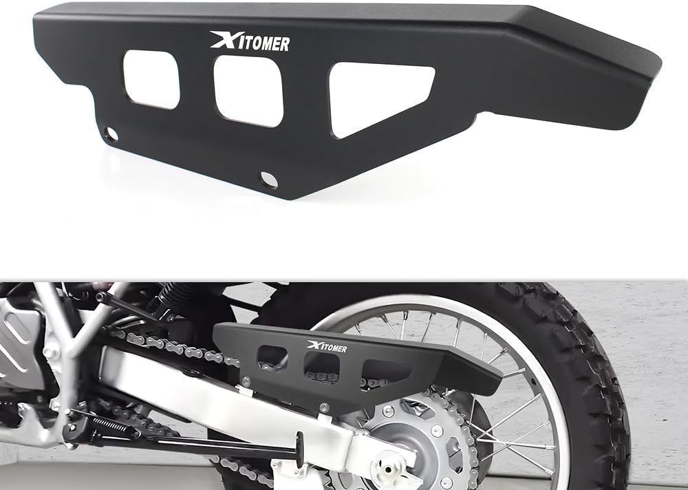 Xitomer Rear Chain Guard Protector Cover Fit for XR250L 1991-1996 / XR650L 1993-2020 2021 2022 2023 2024 Chain Guard Case Saver Protector