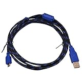 SCUF 10ft Braided Charging Cable for Xbox One and Playstation 4 (Blue)