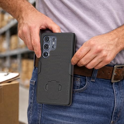 Encased DuraClip for Samsung Galaxy S26 Ultra Belt Clip Case with Phone Holster and Kickstand by ENCASED - Used condition - Image 2