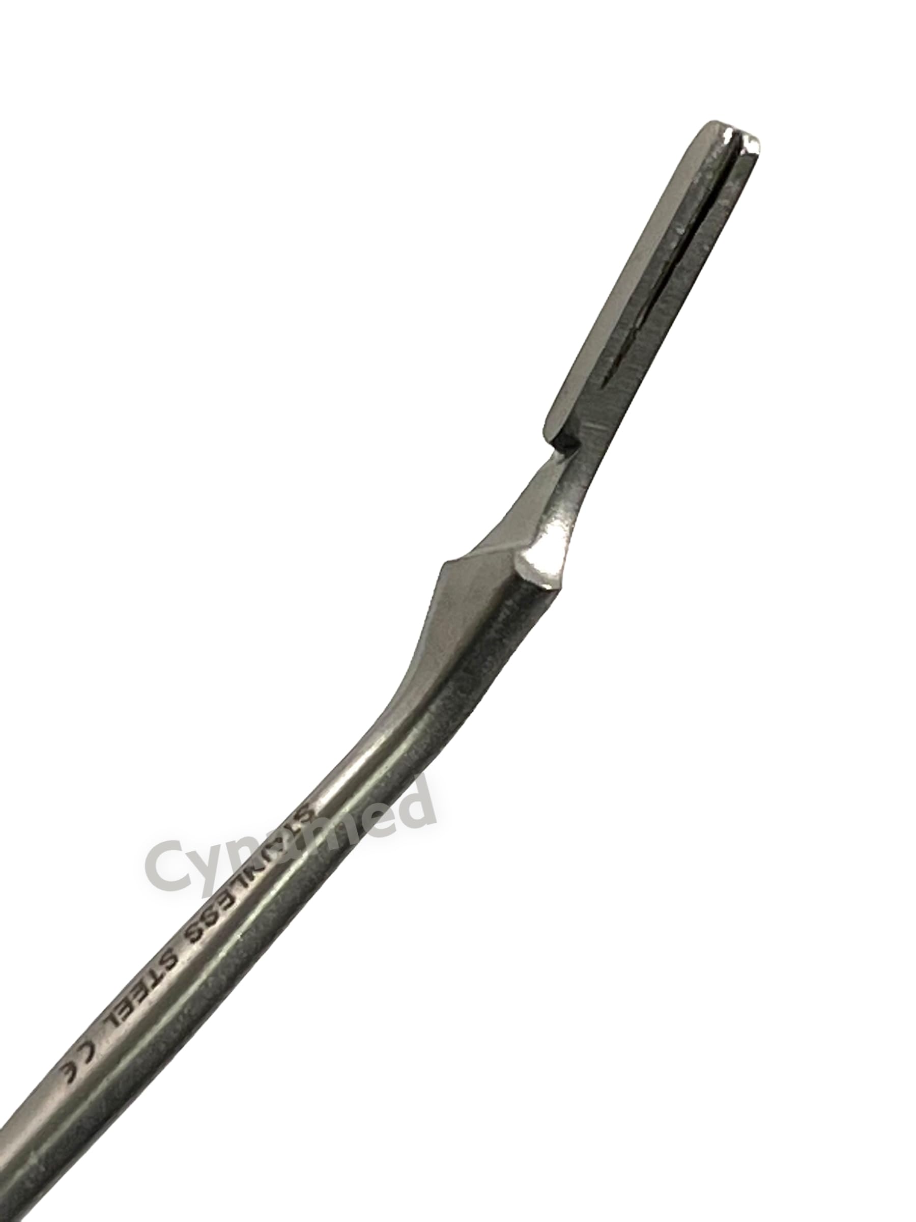 2 Pack - Scalpel Handle #7 Straight + #7 Bent - Slim Handle - for Use with Blades #10, 11, 12 or #15 - German Stainless Steel