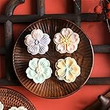 Flower Shaped Mooncake Mold Cookie Cutter,Kitchen Baking Flower Shape Mooncake Mold Moon Cake Mould...