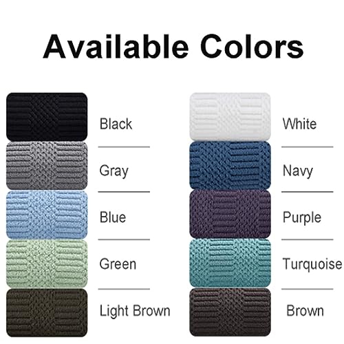 Oliven 8 Piece Oversized Navy Bath Towel Set-2 Extra Large Bath Towel Sheets,2 Hand Towels,4 Washcloths-600Gsm Soft Highly Absorbent Quick Dry Beach Chair Towels Woven Towels For Bathroom Hotel And Spa thumb #6