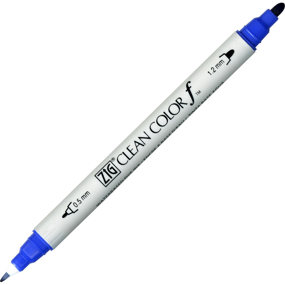 Amazon.co.jp: 呉竹 ZIG クリーンカラーf ブルー TCS-6000T-030