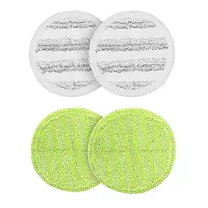 OGORI 4 Pack Electric Mop Pads Microfiber Spin Mop Refills Easy Cleaning