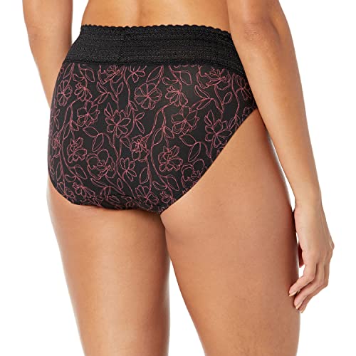 Image of Warner's Women's No Pinching No Problems Dig-free Comfort Waist With Lace Microfiber Hipster 5609j, Retired Colors