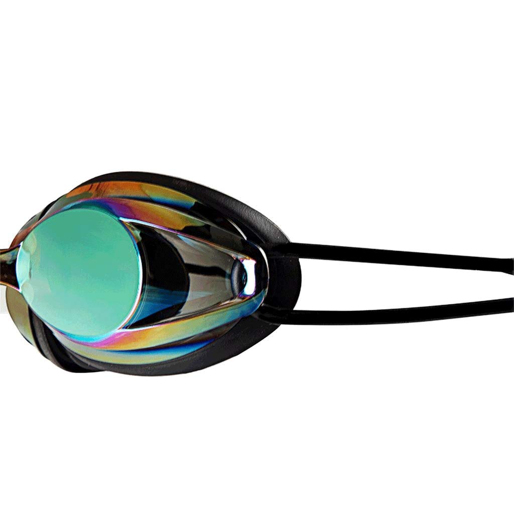 Schwimmbrille, Schwimmbrille, UV-Schutz, Anti-Beschlag, kein Auslaufen, großer Rahmen, breite Sicht, Poolbrillen-Etui für Damen und Herren (Farbe: A) (A)