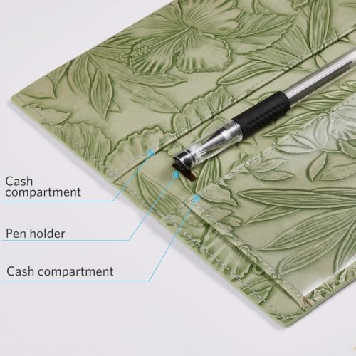Image of CoBak Checkbook Cover for Women & Men - PU Leather Case with RFID Blocking