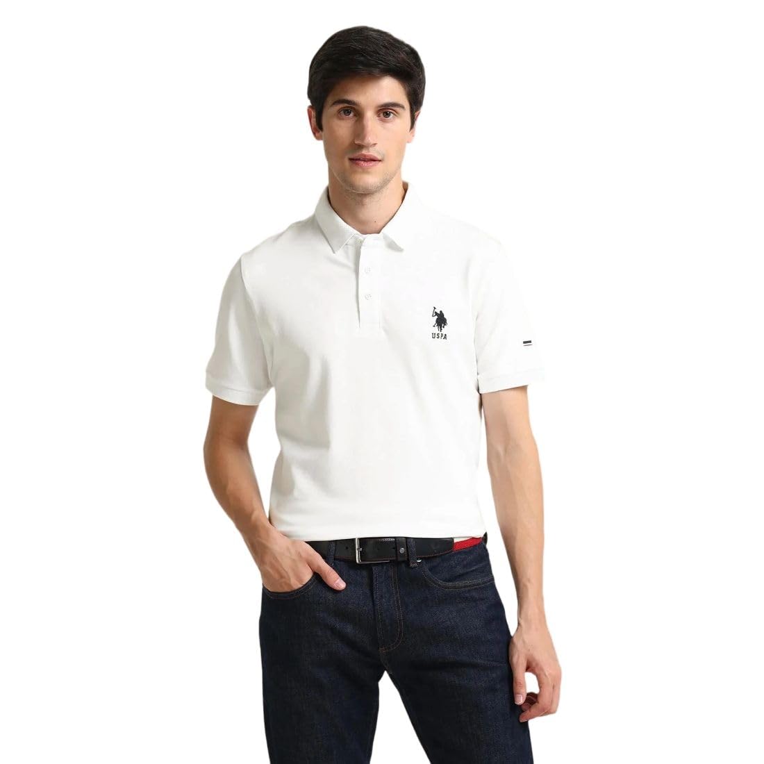 Men's Cotton Polo Slim Fit Shirt-image-45
