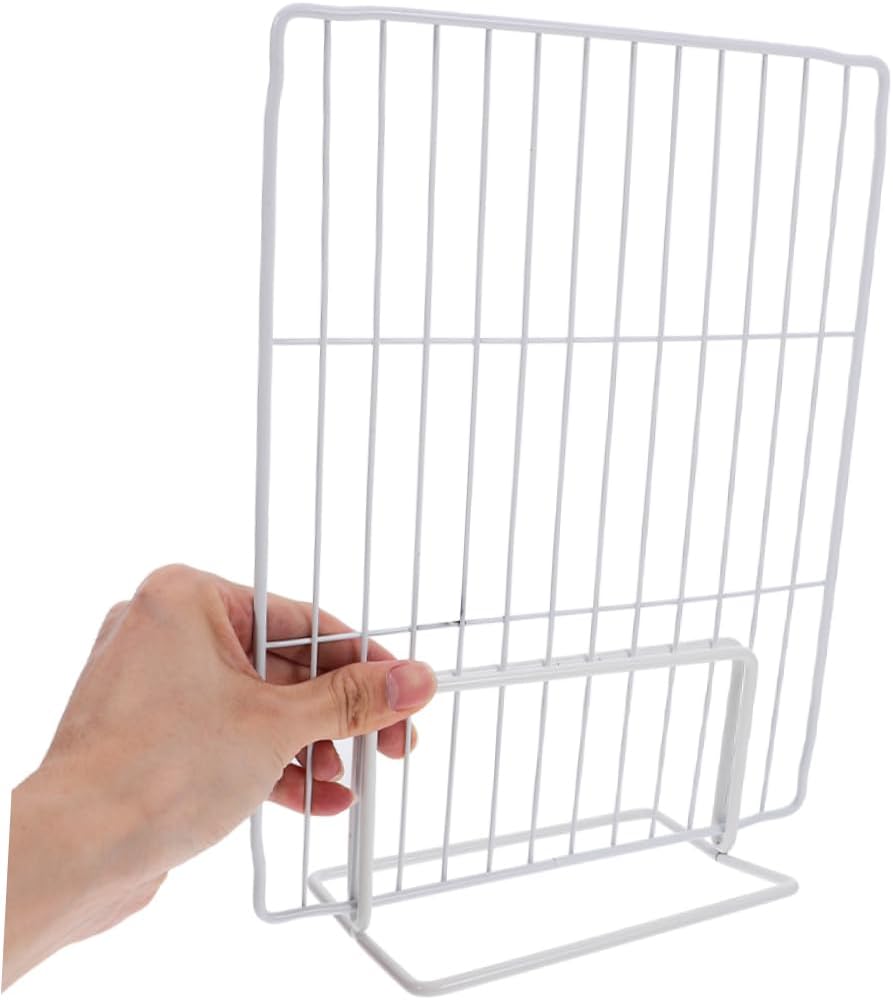 MAGICLULU 2pcs Wire Shelf Dividers - Refrigerator Fridge Dividers Clothes Wardrobe Separators Adjustable Closet Shelf Organizer for Bedroom Kitchen