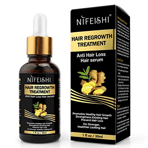 Hair Growth Serum, Anti-Hair Loss Serum, Natural Hair Regrowth Oil Promotes Thicker, Fuller ? Faster Growing (30ml)