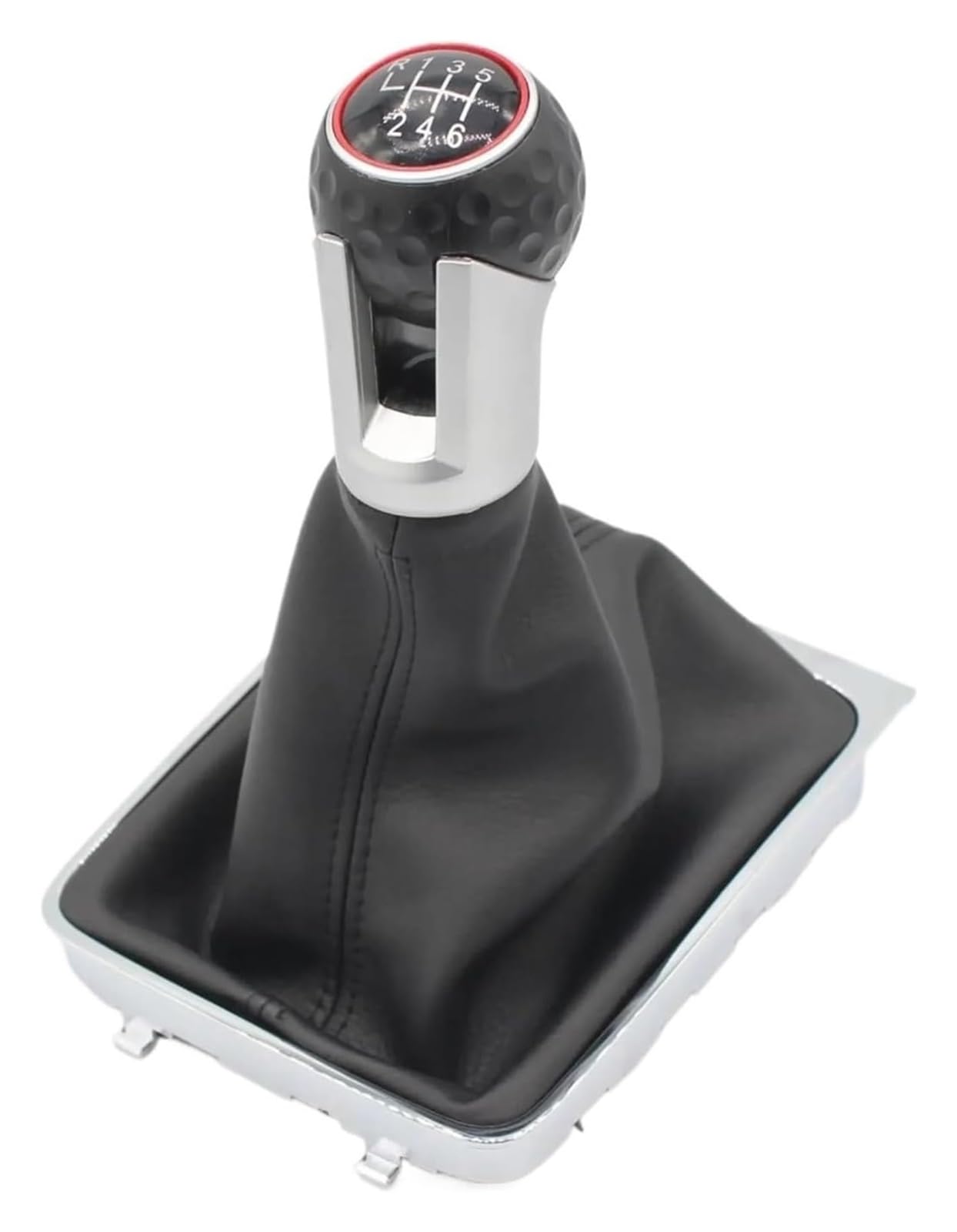 FNCVTM Car Gear Knob for VW for Golf 7 A7 MK7 for GTI GTD 2013-2018 Car 5 6 Speed Gear Stick Level Shift Knob Leather Boot LHD