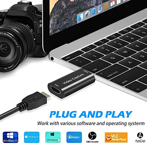 CARE CASE® USB 2.0 Video Capture Cards, HDMI to USB Video Capture Card USB 2.0 1080P HD Recorder Game/Video/Live Broadcasting Facebook Streaming... - Image 2
