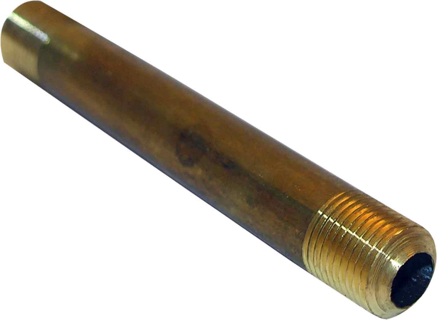 LASCO 17-9319 1/8-Inch by 3-Inch Yellow Brass Pipe Nipple