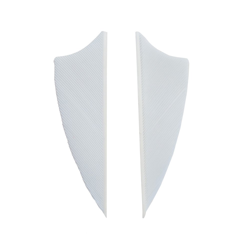 SHARROW 50pcs Chasse Plume de Flèche Naturelle 2 Pouces Aile Gauche Plumes pour Flèche