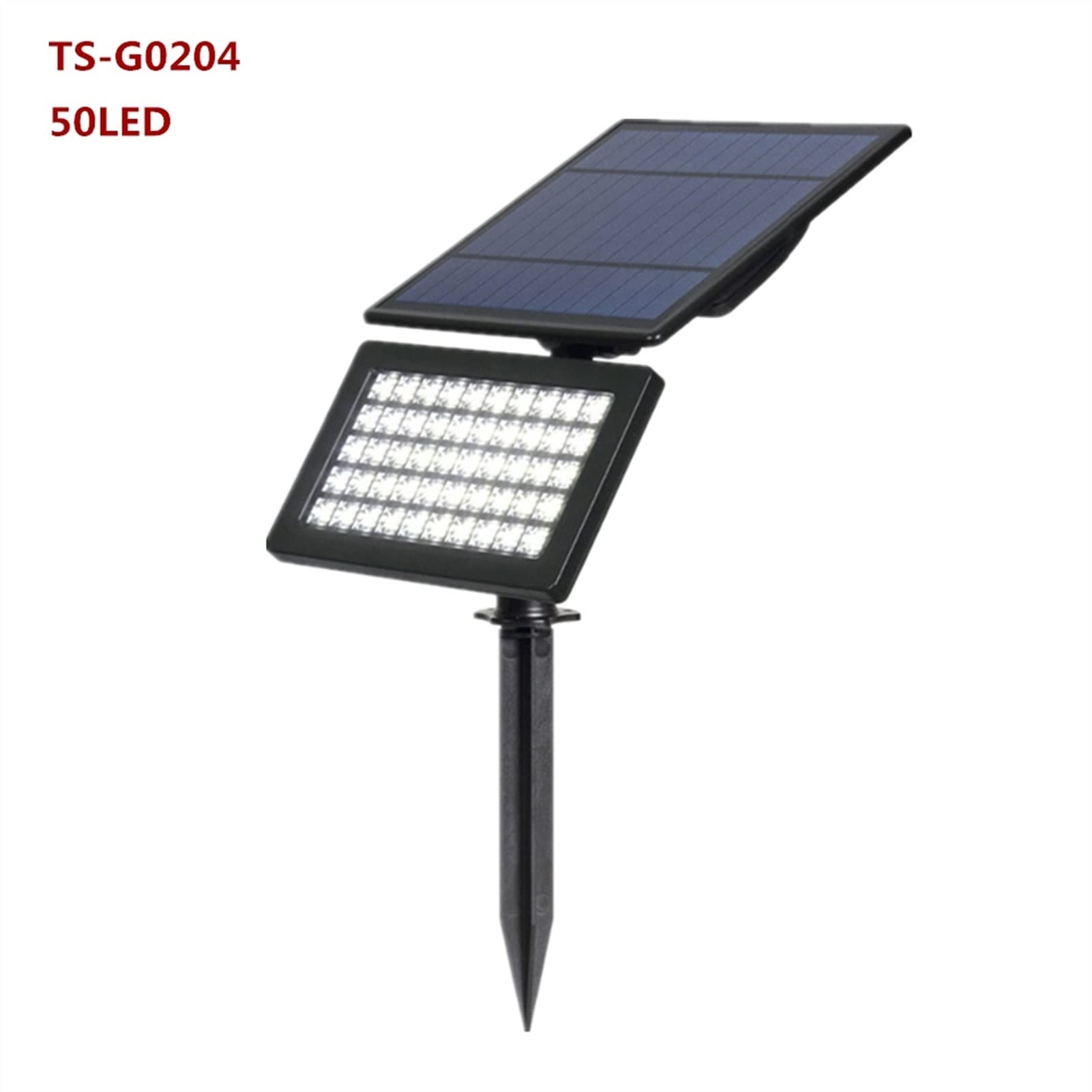 Outdoor 1 szt. / 2 szt. 50/54LED Regulowana lampa słoneczna Zewnętrzna wodoodporna lampa słoneczna Solarna lampa ogrodowa Solarna lampa ścienna do ogrodu na podwórze, trawnik, ścieżkę (ciepły biały