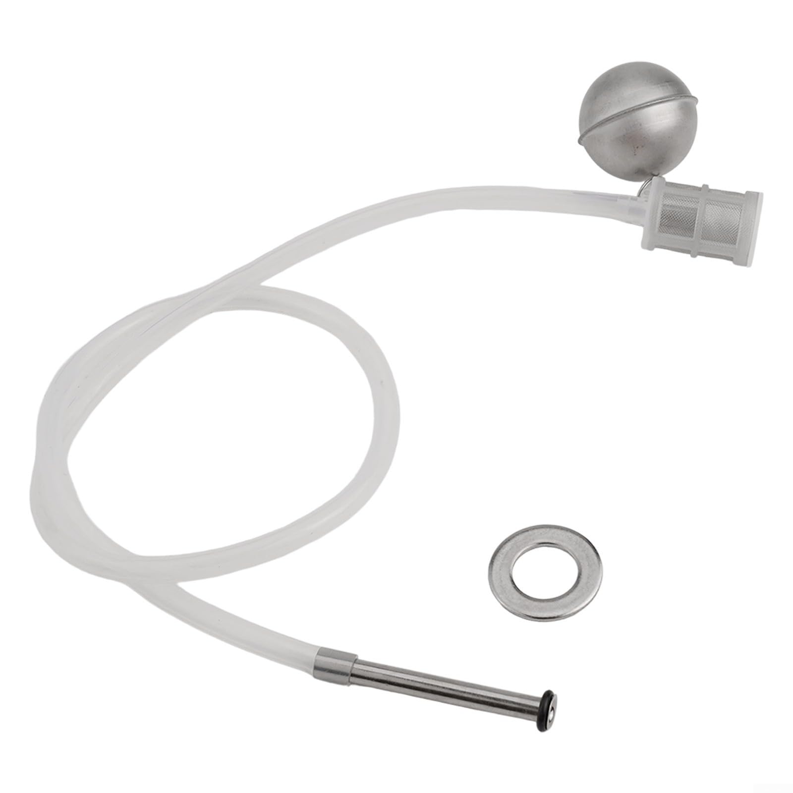 Zilimontt Schwimmendes Dip-Röhren-Set, Heimbrau-Bier, FermZilla Ball, schwimmendes Bierfass flüssiges Tauchrohr mit schwimmendem Tauchrohrfilter und 78,9 cm Silikon-Tauchrohr